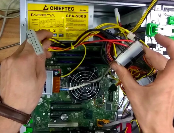 ремонт блока питания пк в районе Гольяново города Москвы
